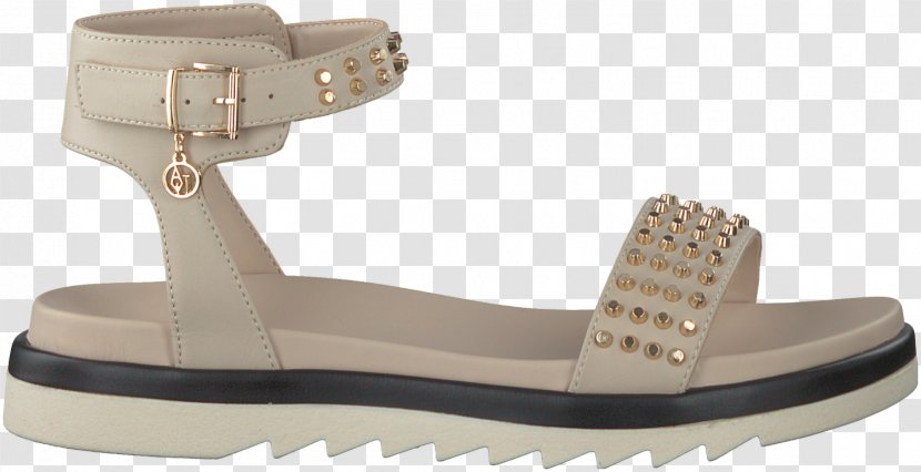 Sandal Shoe Leather Beige Wedge - Court - Trousers Transparent PNG