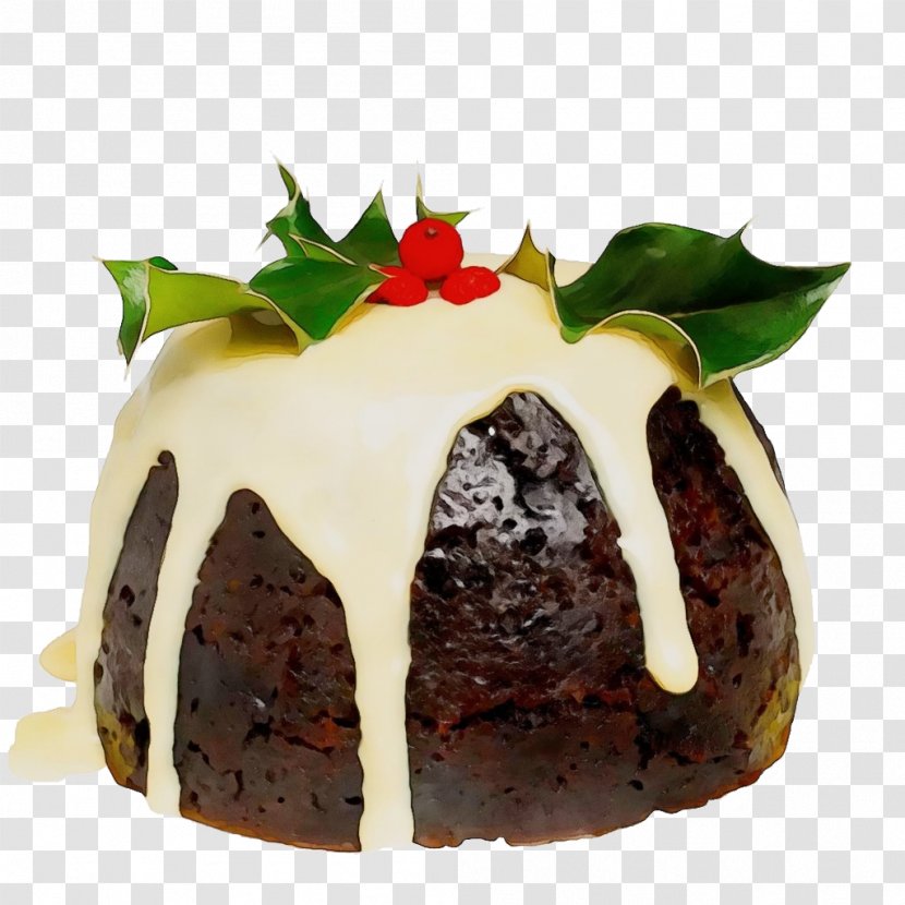 Christmas Pudding - Black Forest Cake - Chocolate Transparent PNG