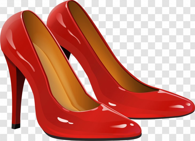 High-heeled Shoe Stiletto Heel Court Clip Art - Reebok Transparent PNG