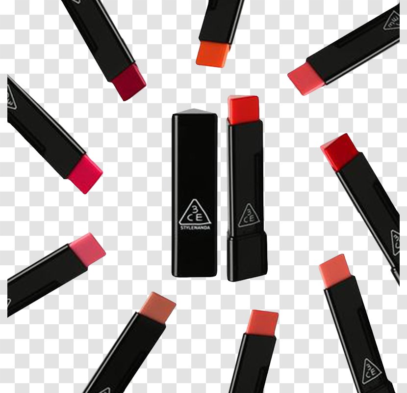 Lip Balm Lipstick Color Make-up - 3CE Triangle Transparent PNG