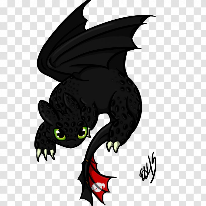 Cartoon Dragon Clip Art - Supernatural Creature - Toothless Transparent PNG