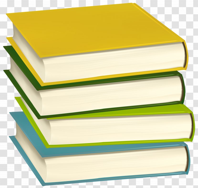 School Clip Art - E Readers - Pile Of Books Image Transparent PNG