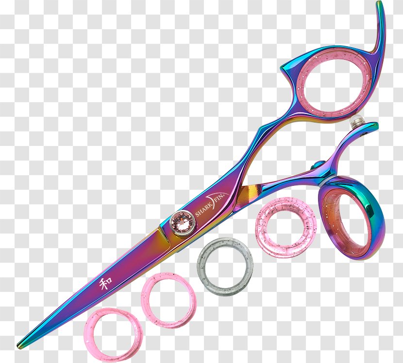 Scissors Shark Hair-cutting Shears Hairstyle Barber - Cutting Transparent PNG