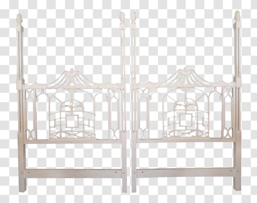 Headboard Bed Size Chinese Chippendale Frame - Bedroom Transparent PNG