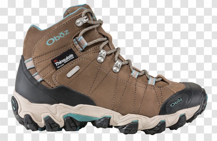 Hiking Boot Men's Oboz Bridger Mid Bdry Shoes Women's - Brown Transparent PNG
