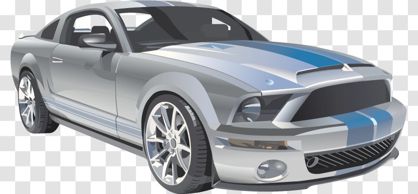 Sports Car Vector Motors Corporation Ford Motor Company Mustang Mach 1 - Technology Transparent PNG
