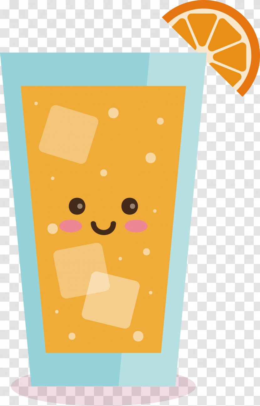 Orange Juice Beer Drink - Food - Summer Design Transparent PNG