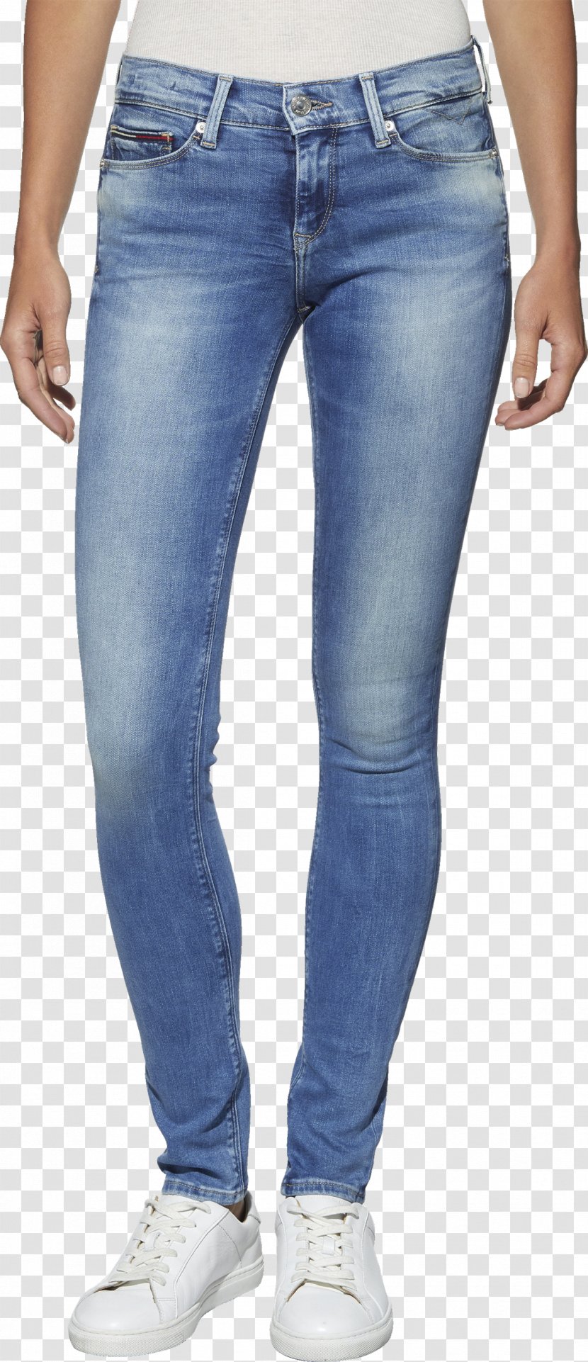Jeans Slim-fit Pants Jack & Jones Denim Blue - Frame Transparent PNG