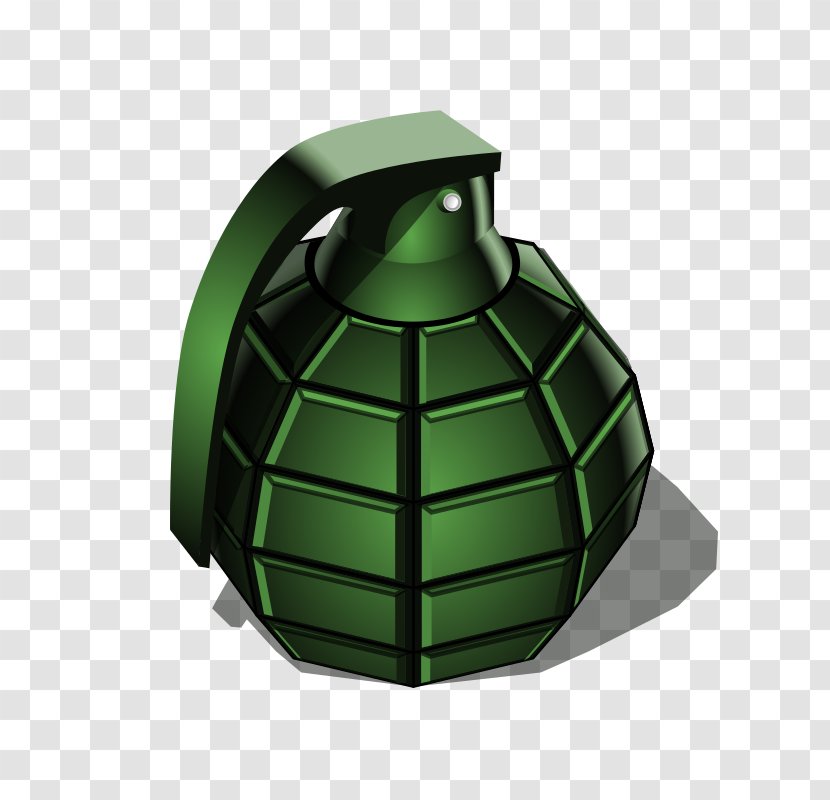 Grenade Clip Art - F1 - Green Clipart Transparent PNG