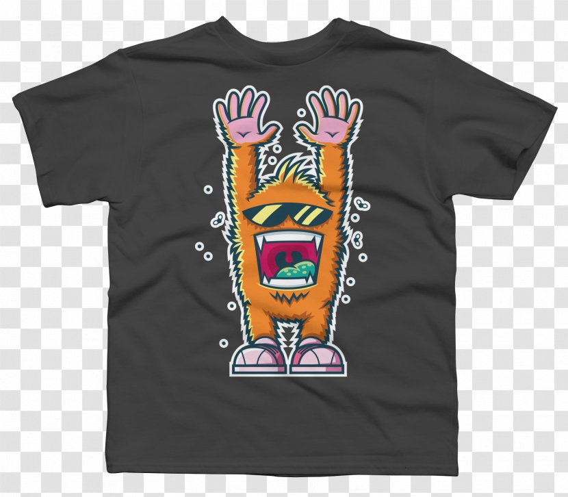 T-shirt Hoodie Crew Neck Clothing - Printed Tshirt Transparent PNG