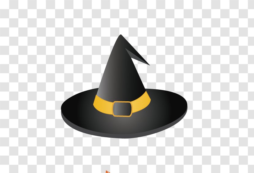 Halloween Witch Hat - All Saints Day - Black Transparent PNG