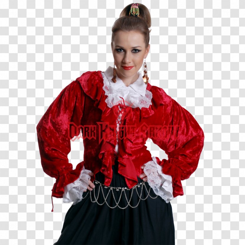 Mary Read Blouse Clothing Uniform Velvet - Plus Thick Transparent PNG