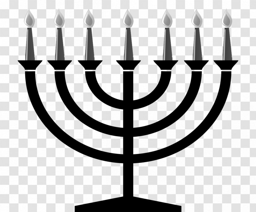 Jewish Symbolism Judaism Menorah Religious Symbol Hanukkah - Messianism Transparent PNG