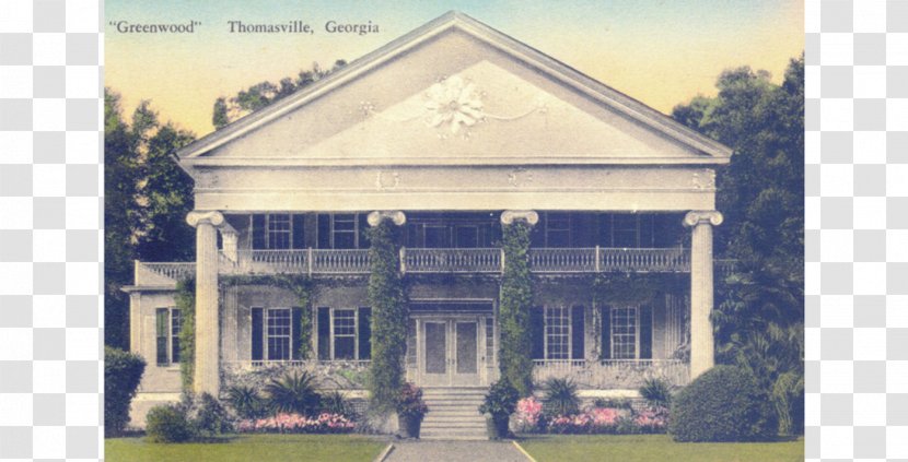 Greenwood Plantation Susina History House - Facade Transparent PNG