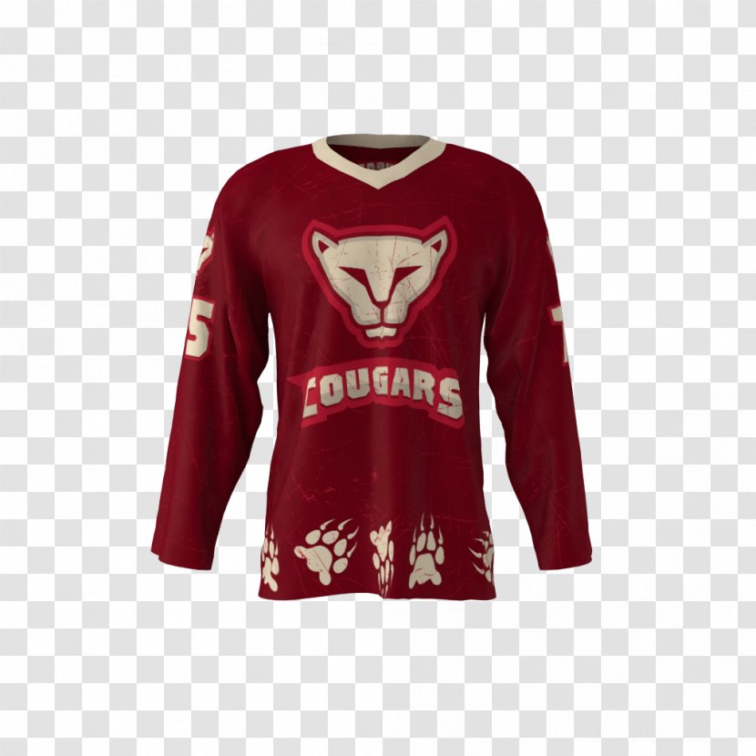 Long-sleeved T-shirt Hockey Jersey - Ice Transparent PNG