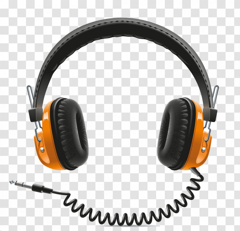 Microphone Headphones Royalty-free Headset - Electronic Device - Black Transparent PNG