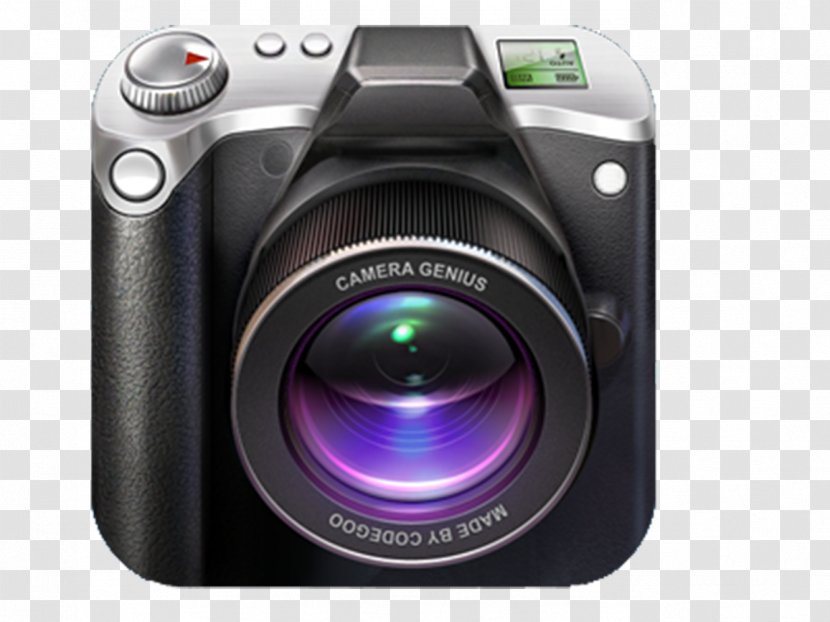Camera Mobile App Store Genius Icon - Cameras Optics - Free Stereo To Pull Material Transparent PNG