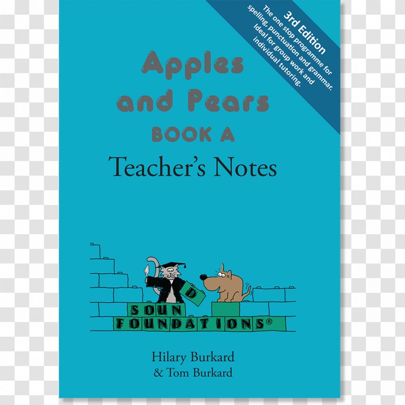 Apples And Pears: Teacher's Notes Bk Book - Blue - Teacher-apple Transparent PNG