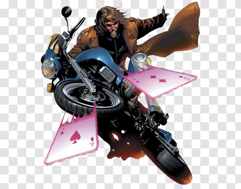 Gambit Rogue Wolverine Marvel Comics - Motor Vehicle - Photos Transparent PNG