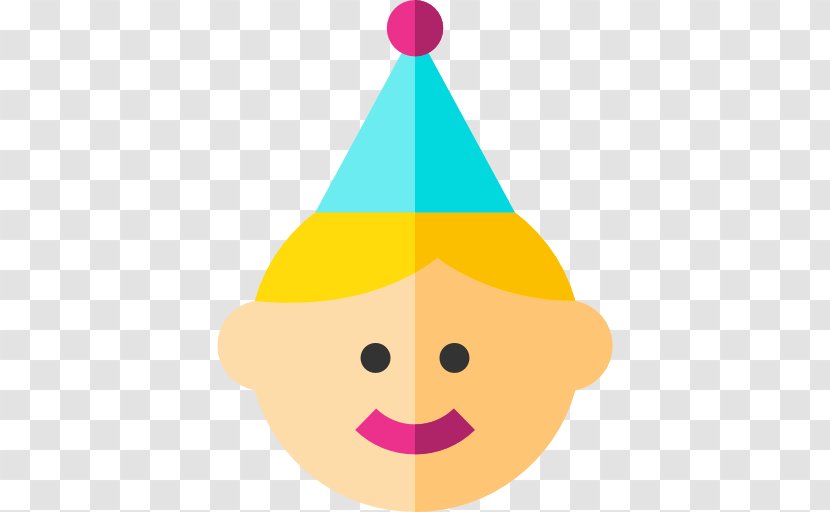 Birthday Party Hat Clip Art - Yellow Transparent PNG