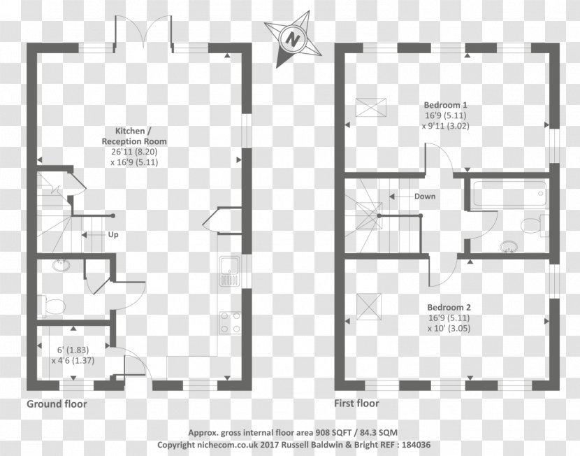 Paper Floor Plan Line Angle - Black And White Transparent PNG