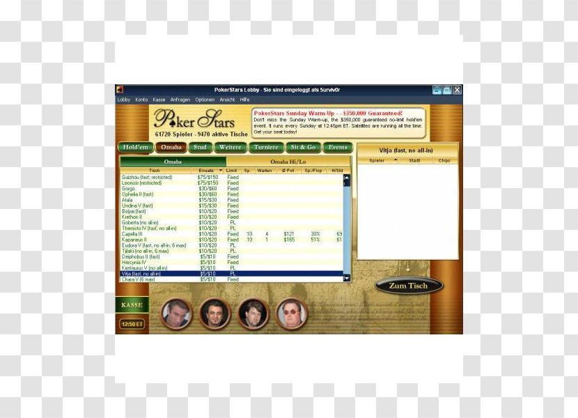 Brand Screenshot PokerStars Multimedia Font - Pokerstars Transparent PNG