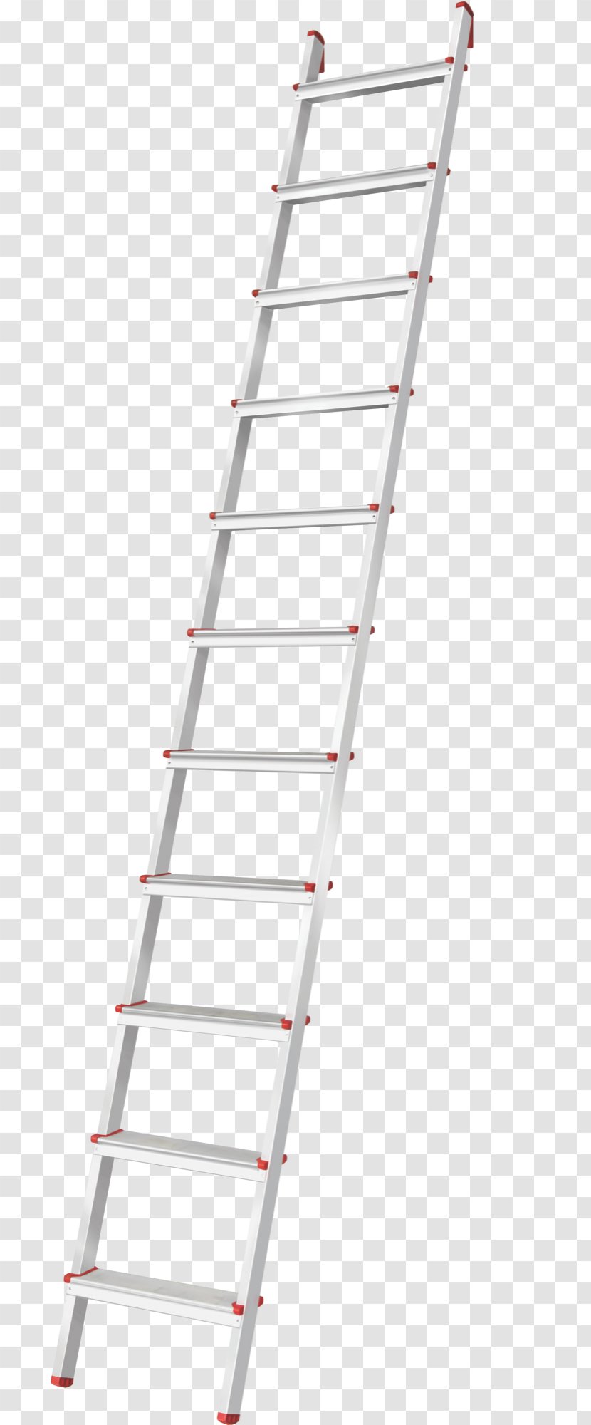 Hailo Combi Ladder 3 Section Capacity 150kg Rungs And Stairs Height Tool - Wood Transparent PNG