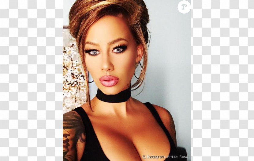 The Amber Rose Show Hairstyle Brown Hair - Silhouette Transparent PNG