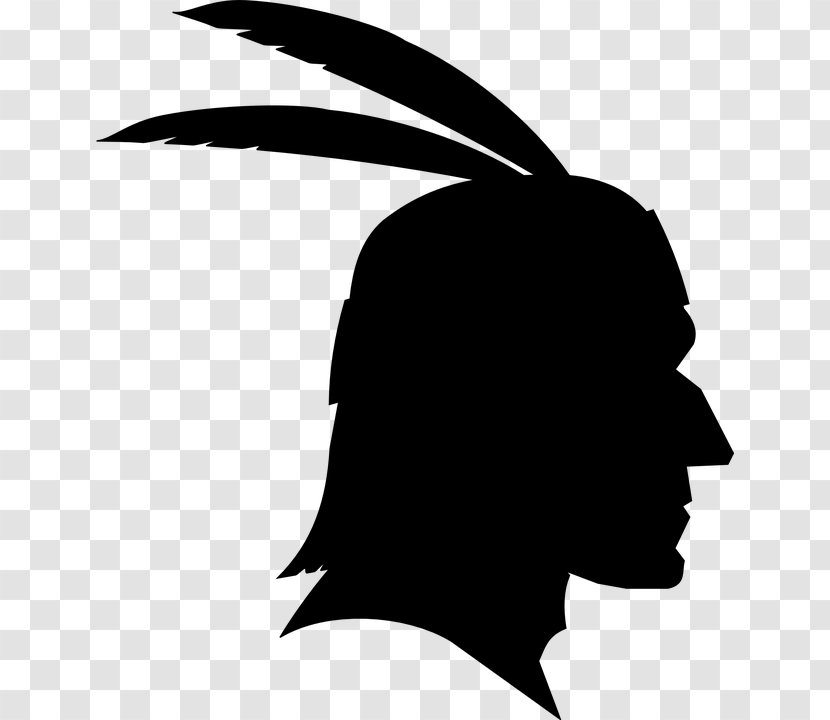 Native Americans In The United States Indigenous Peoples Of Americas Silhouette Clip Art - Monochrome - Nativeamerican Transparent PNG