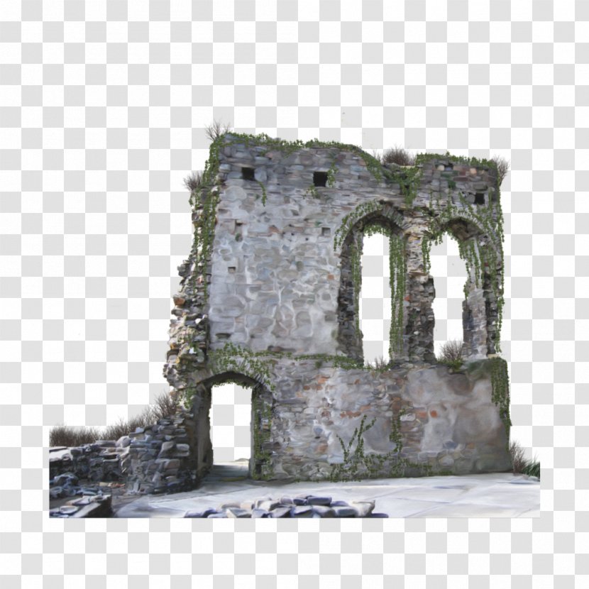 Cartoon Castle - Ruins - Arch Transparent PNG