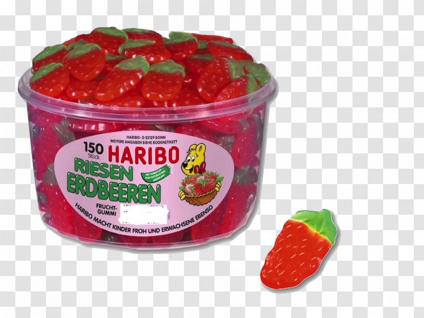 Gummi Candy Gummy Bear Liquorice Haribo Fragaria - Fruit - Lollipop Transparent PNG