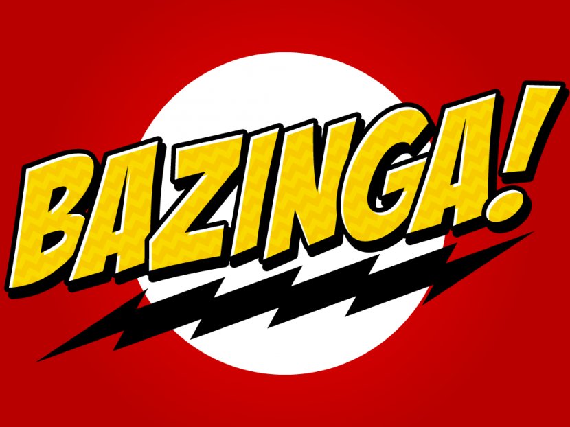 Sheldon Cooper Howard Wolowitz T-shirt Bazinga - Batman Pow Font Transparent PNG