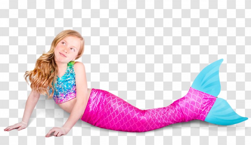 Mermaid Siren Peri Monofin Swimming - Cartoon Transparent PNG