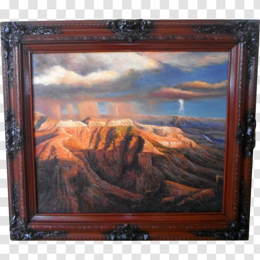 Oil Painting Southwestern United States Texas Art - Picture Frame Transparent PNG