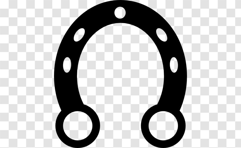 Vector Graphics Clip Art - Horseshoe - Black And White Image Transparent PNG