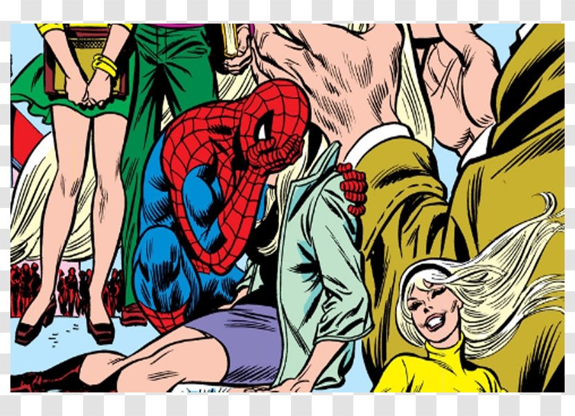 The Night Gwen Stacy Died Spider-Man Comics Superhero - Modern Art - Spider-man Transparent PNG