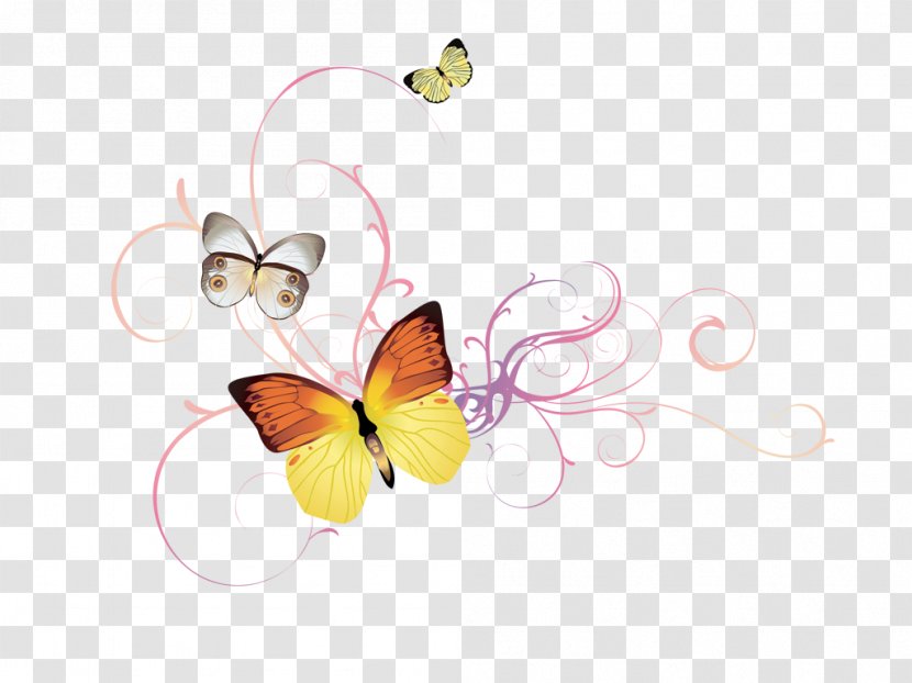 Butterfly Royalty-free Drawing Flower Transparent PNG