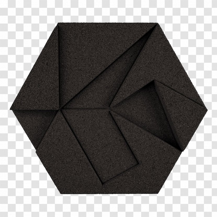 Angle Square Meter Wood /m/083vt - Black - Hexagon Transparent PNG