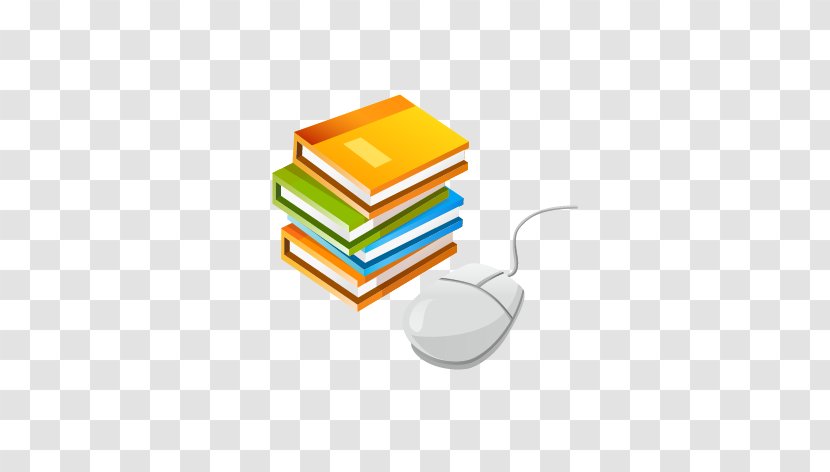 Computer Mouse Illustration - Icon - A Stack Of Books Transparent PNG