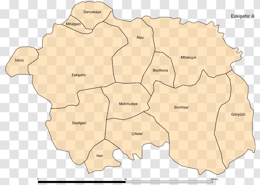 Eskişehir Alpu Günyüzü Han Çifteler - Wikipedia - Map Transparent PNG