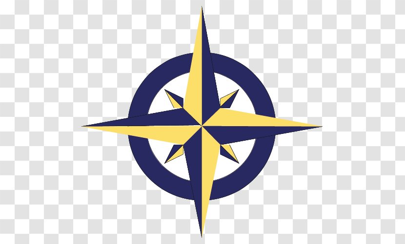 Compass Rose North Clip Art - Cardinal Direction Transparent PNG