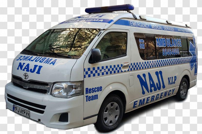 مرکز خدمات آمبولانس خصوصی ناجی تهران Compact Van Ambulance Emergency Vehicle Transparent PNG