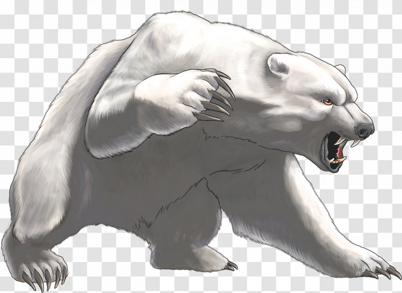 Polar Bear Clip Art Vector Graphics - Brown Transparent PNG