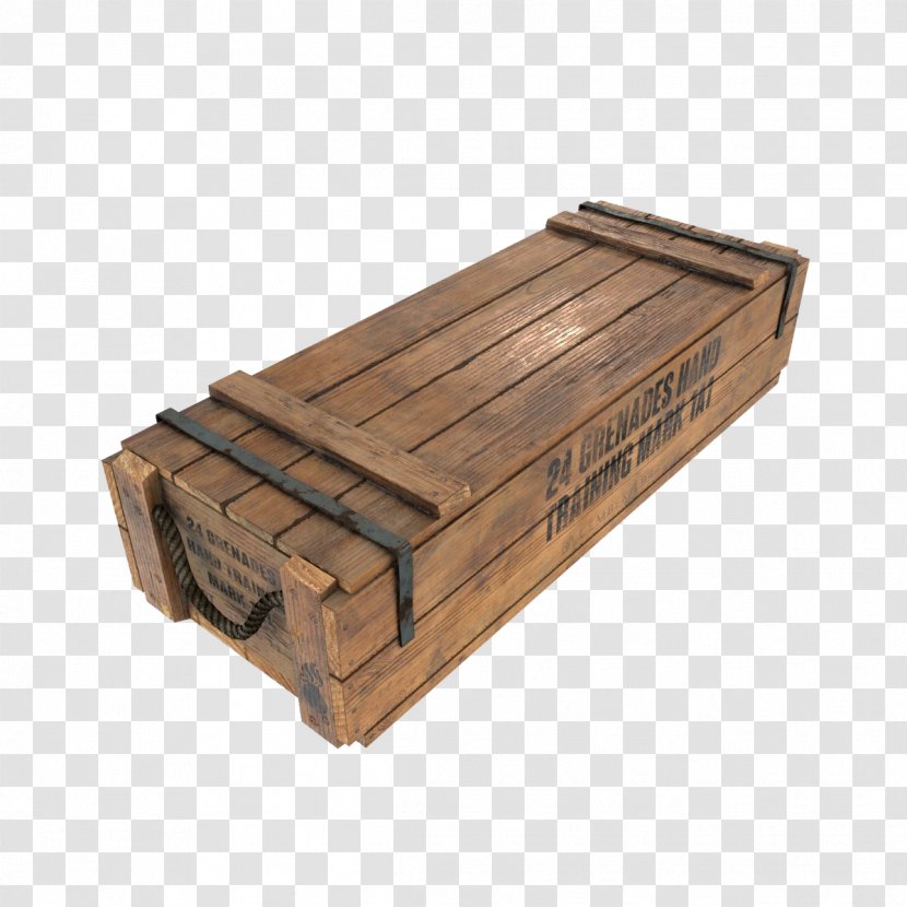 3D Modeling Wooden Box Crate Computer Graphics Low Poly - Frame - Long Ammunition Transparent PNG