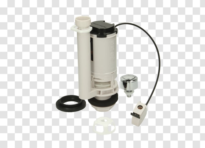 Dual Flush Toilet Valve Cistern - Drain Transparent PNG