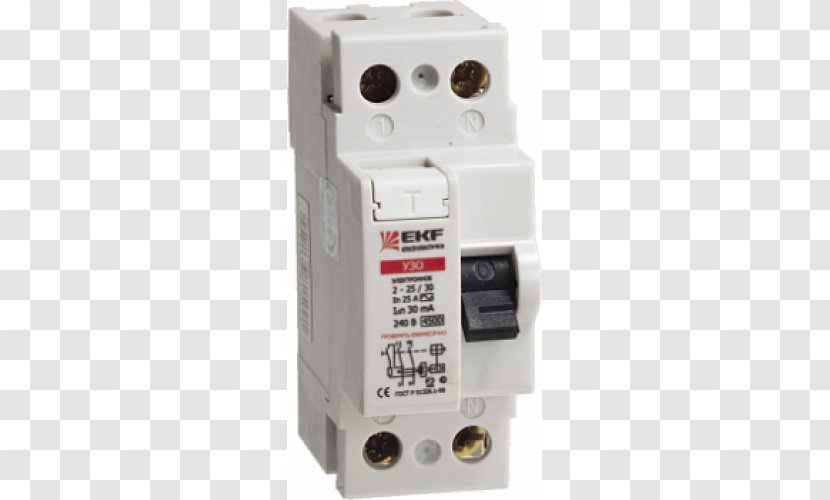 Circuit Breaker Residual-current Device Ground Electric Current AC Power Plugs And Sockets - Electrician - Hardware Transparent PNG
