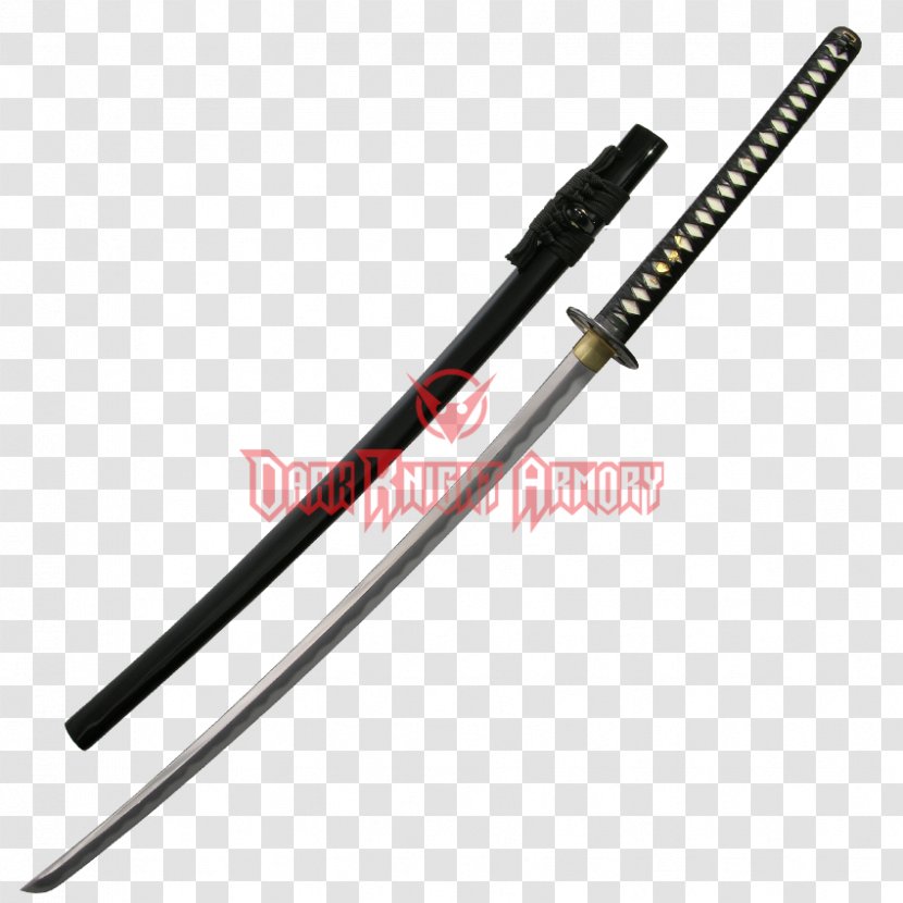Katana Japanese Sword Blade Damascus Steel - Hardware Transparent PNG