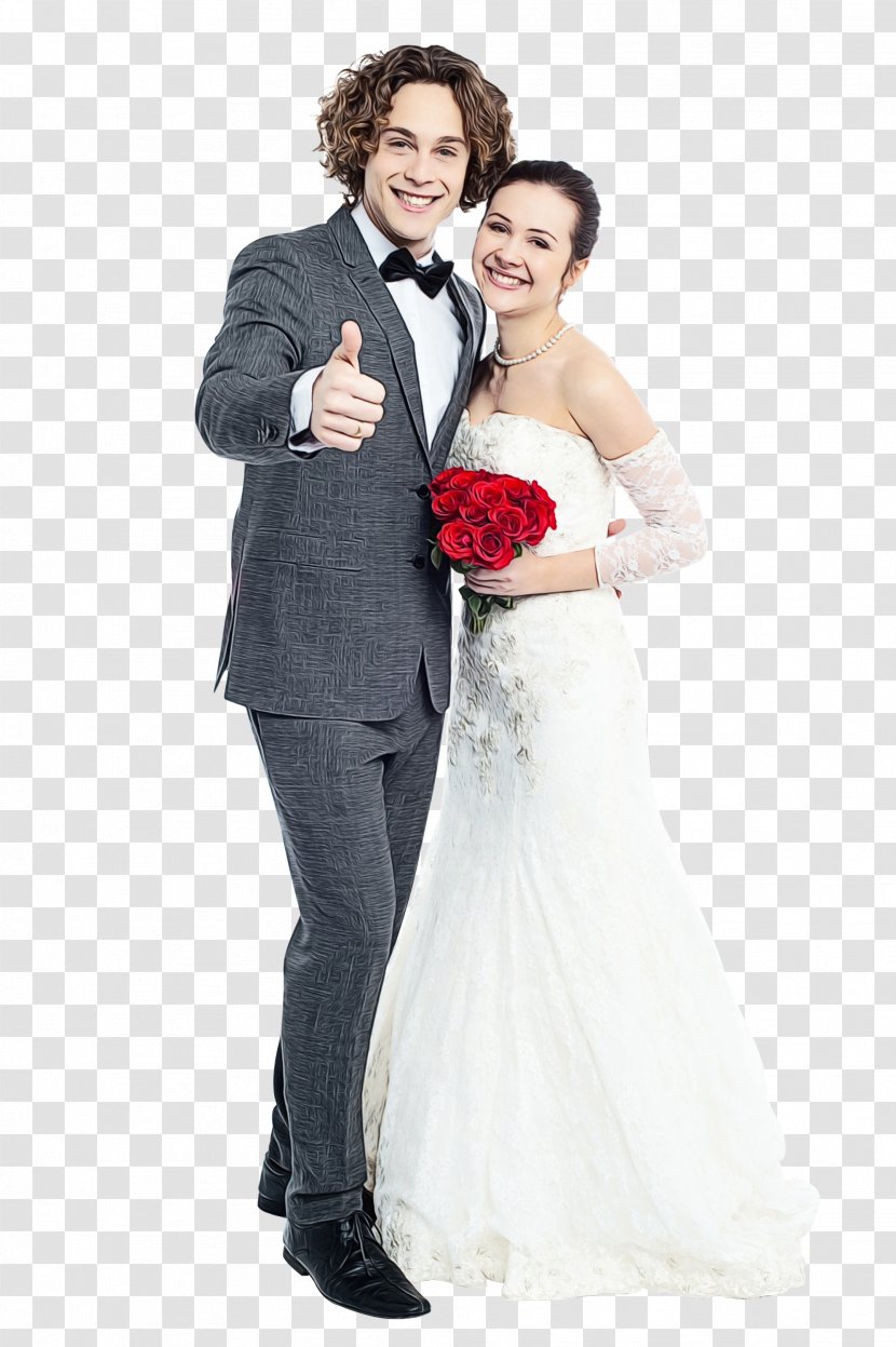 Wedding Dress Bride Marriage Tuxedo - Tradition - M Transparent PNG