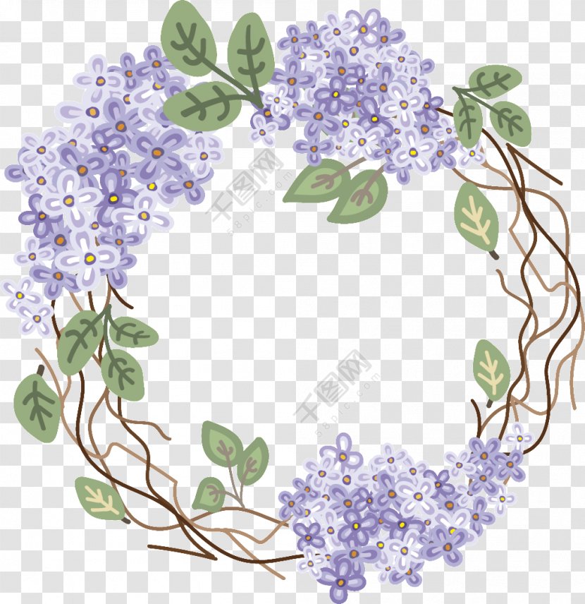 Wreath Image Flower Design Vector Graphics - Arranging - 9 Star Transparent PNG