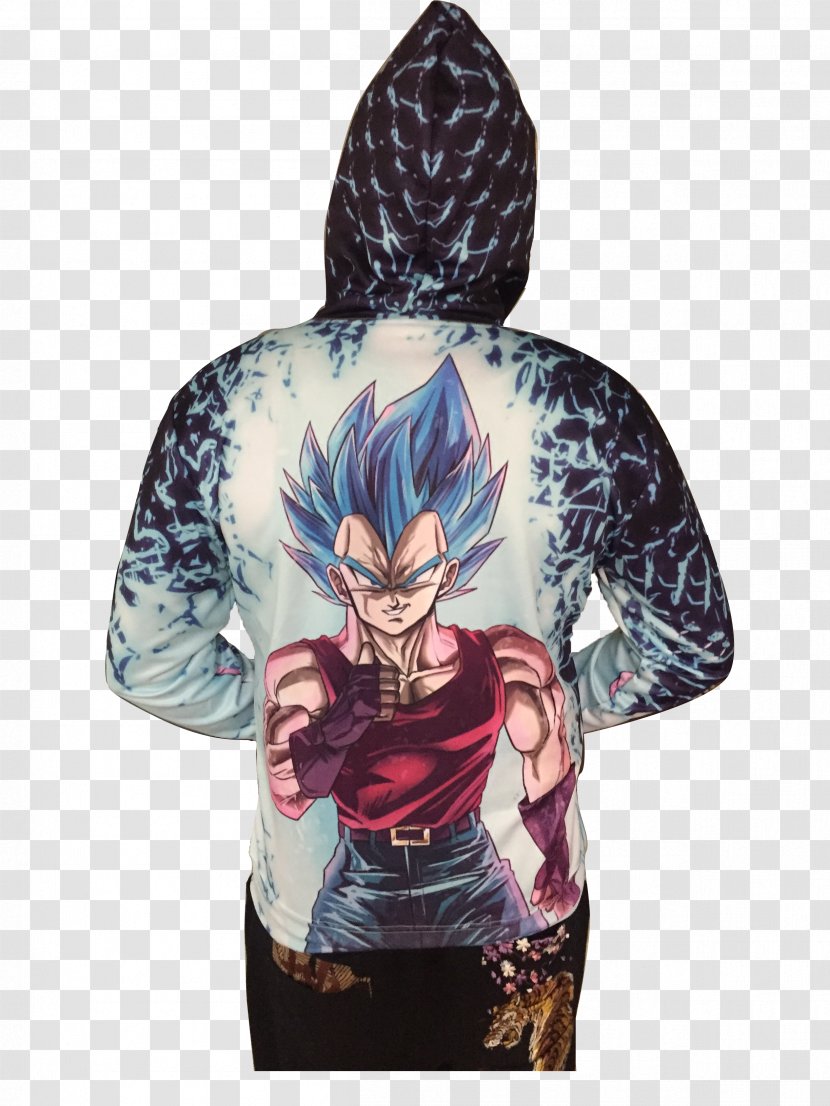 Hoodie Vegeta Super Dragon Ball Z T-shirt Saiyan - Frame Transparent PNG